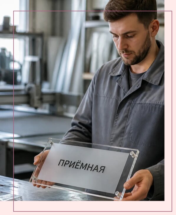 Таблички из оргстекла на заказ в Ялте от 3984 р. | Аванза-Ялт